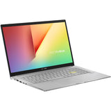 Asus VivoBook S15 S533 S533EA-DH51-WH 15.6" Notebook - Full HD - 1920 x 1080 - Intel Core i5 11th Gen i5-1135G7 Quad-core (4 Core) 2.40 GHz - 8 GB Total RAM - 512 GB SSD - Dreamy White, Transparent Silver