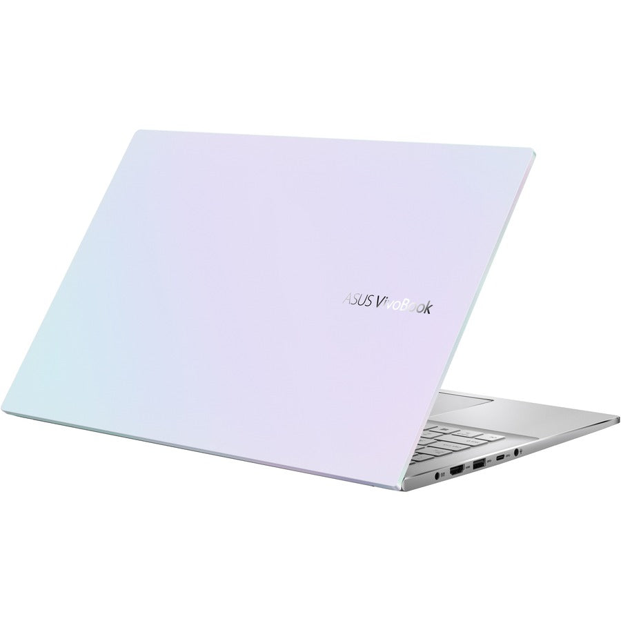 Asus VivoBook S15 S533 S533EA-DH51-WH 15.6" Notebook - Full HD - 1920 x 1080 - Intel Core i5 11th Gen i5-1135G7 Quad-core (4 Core) 2.40 GHz - 8 GB Total RAM - 512 GB SSD - Dreamy White, Transparent Silver