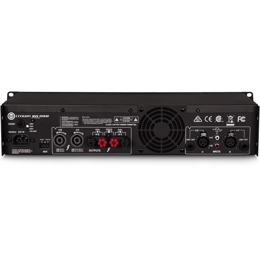 Crown XLS DriveCore 2 XLS 2002 Amplifier - 1300 W RMS - 2 Channel