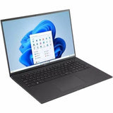 LG gram 17Z90R-A.AAB7U1 17" Notebook - WQXGA - 2560 x 1600 - Intel Core i7 13th Gen i7-1360P Dodeca-core (12 Core) 2.20 GHz - Intel Evo Platform - 16 GB Total RAM - 1 TB SSD - Black