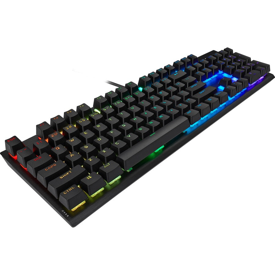 Corsair K60 RGB Pro SE Mechanical Gaming Keyboard - Cherry Viola - Black