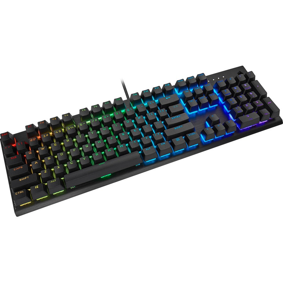 Corsair K60 RGB Pro SE Mechanical Gaming Keyboard - Cherry Viola - Black