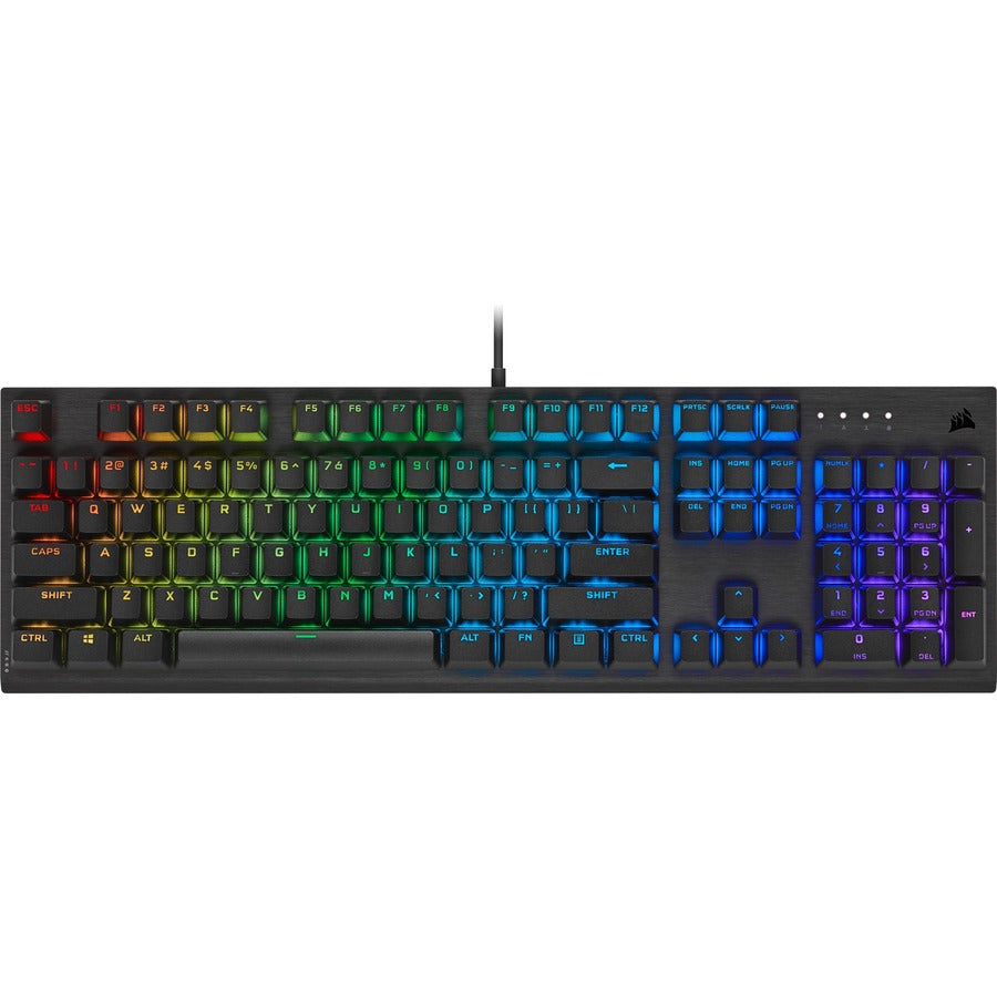 Corsair K60 RGB Pro SE Mechanical Gaming Keyboard - Cherry Viola - Black