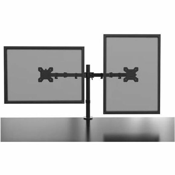 Kanto Desk Mount for Monitor - Black - Landscape/Portrait