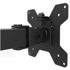 Kanto Desk Mount for Monitor - Black - Landscape/Portrait