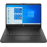 HP 14-dq0000 14-dq0050nr 14" Touchscreen Notebook - HD - 1366 x 768 - Intel Celeron N4020 Dual-core (2 Core) 1.10 GHz - 4 GB Total RAM - 64 GB Flash Memory - Jet Black