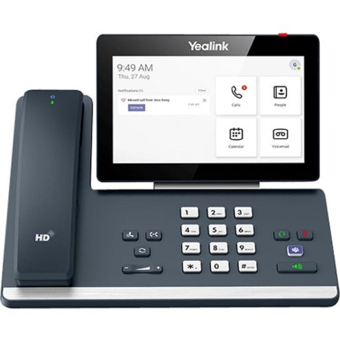 Yealink MP58 IP Phone - Corded/Cordless - Corded/Cordless - Bluetooth, Wi-Fi - Tabletop - Classic Gray