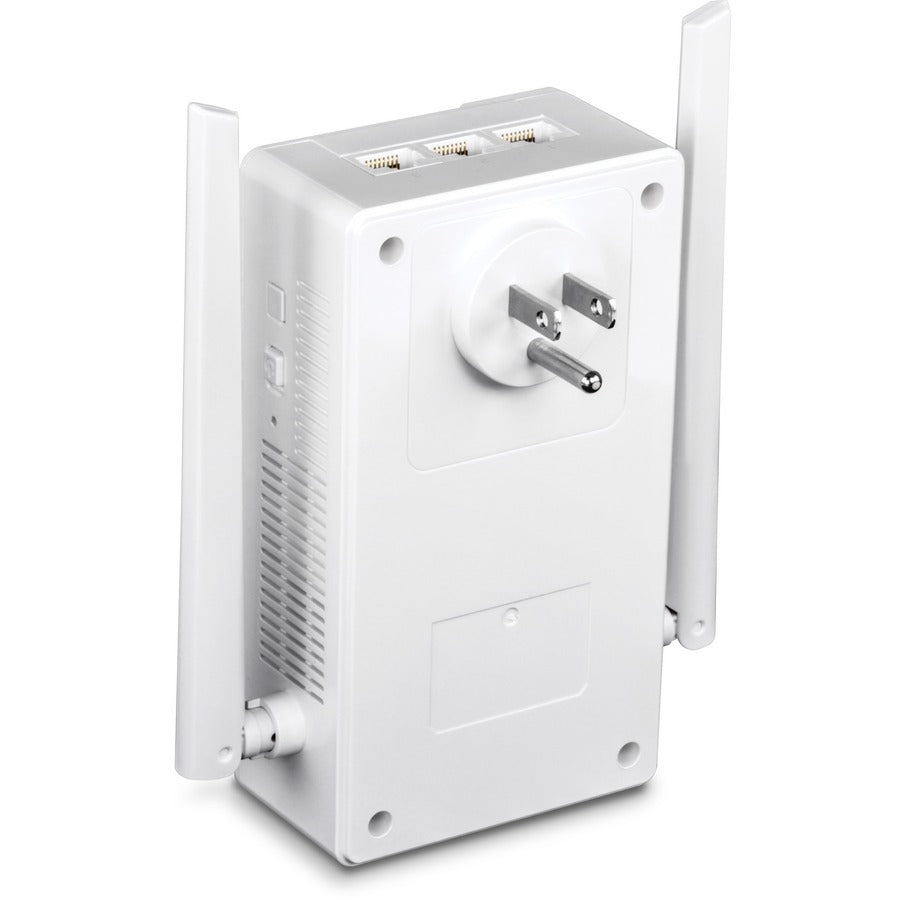 TRENDnet Wi-Fi Everywhere Powerline 1200 AV2 AC1200 Wireless Access Point, Expand Your Wireless Coverage, Built-in Concurrent Dual-Band, 3 x Gigabit Ports, MIMO, Beamforming, White, TPL-430AP