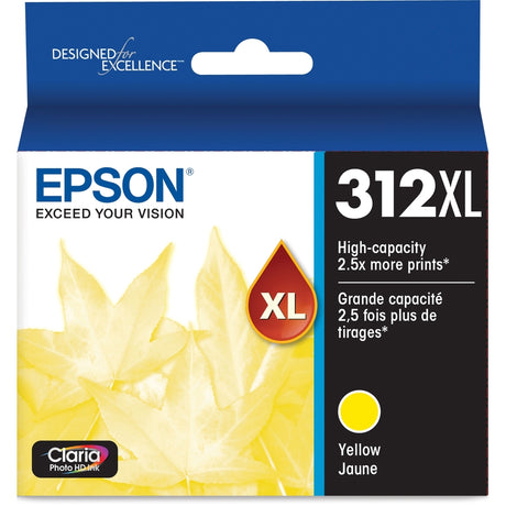 Epson Claria Photo HD T312XL Original Inkjet Ink Cartridge - Yellow Pack