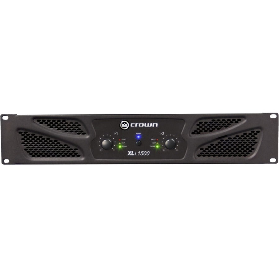 Crown 1500 Amplifier - 660 W RMS - 2 Channel - Dark Gray