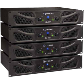 Crown 1500 Amplifier - 660 W RMS - 2 Channel - Dark Gray