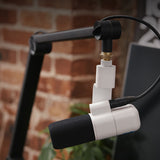 Blue Wired Dynamic Microphone - Off White