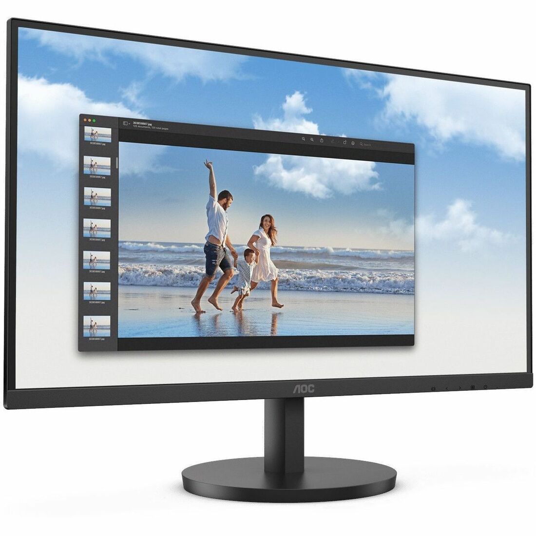 TP Vision 24B3HM 24" Class Full HD LED Monitor - 16:9 - Black