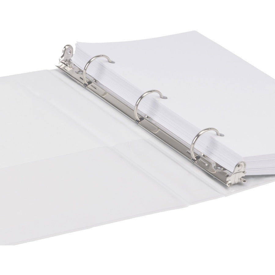 Samsill Economy Junior 1 Inch View 3 Ring Binder - White 6 Pack