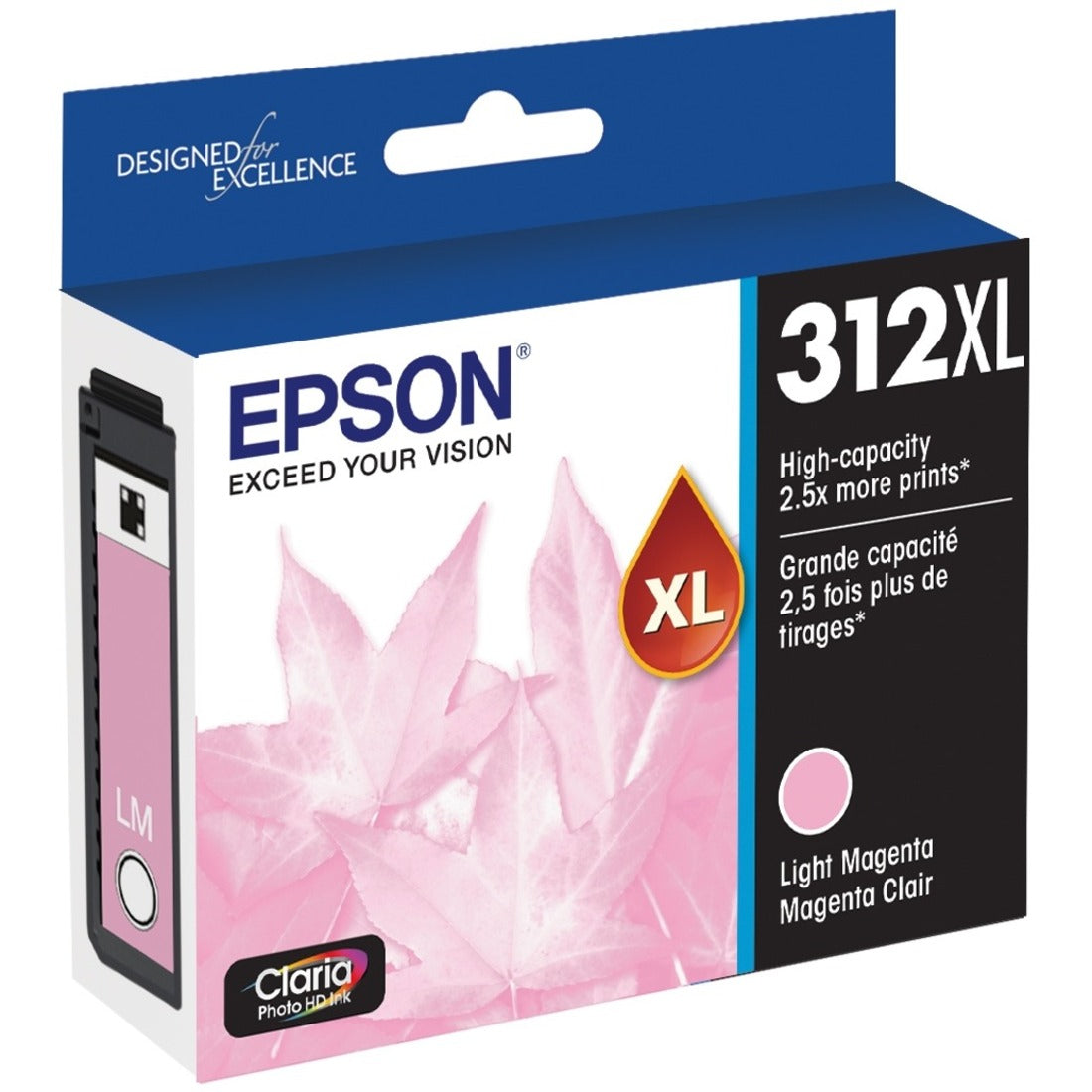 Epson Claria Photo HD T312XL Original Inkjet Ink Cartridge - Light Magenta Pack