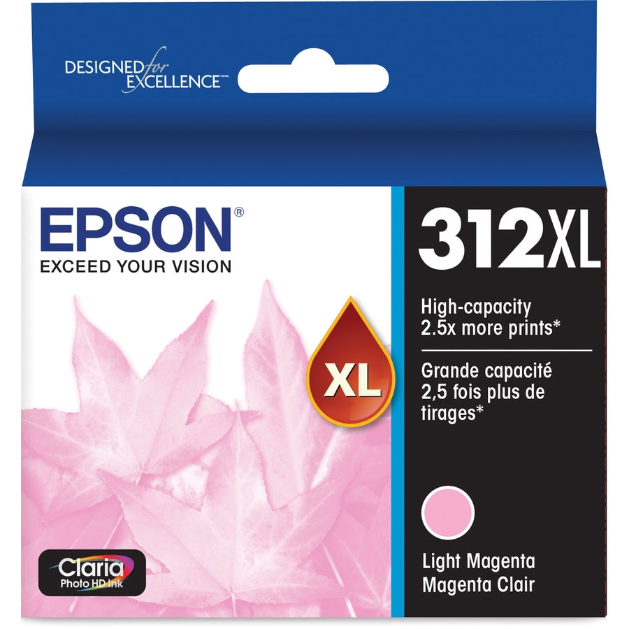 Epson Claria Photo HD T312XL Original Inkjet Ink Cartridge - Light Magenta Pack