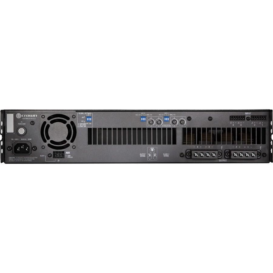 Crown DriveCore Install 4|600 Amplifier - 2400 W RMS - 4 Channel - Black