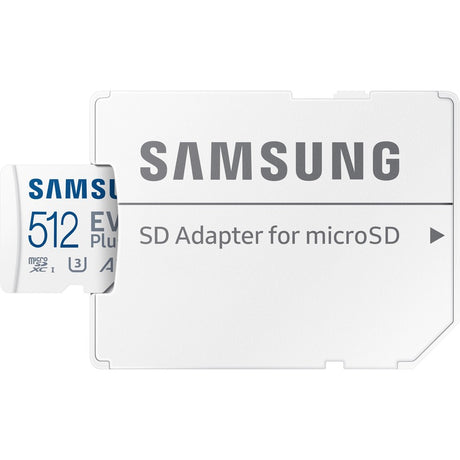 Samsung EVO Plus 512 GB Class 10/UHS-I (U3) V10 microSDXC - 1 Pack