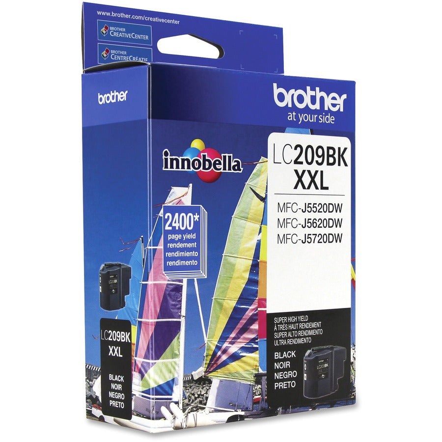 Brother Genuine LC209BK Super High Yield Black Ink Cartridge