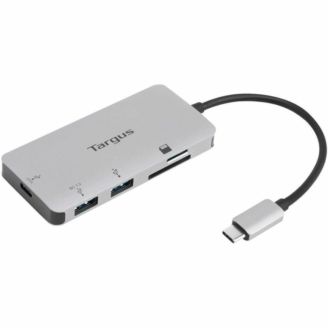 Targus USB-C Multi-Port Hub with Card Reader and 100W PD Pass-Thru