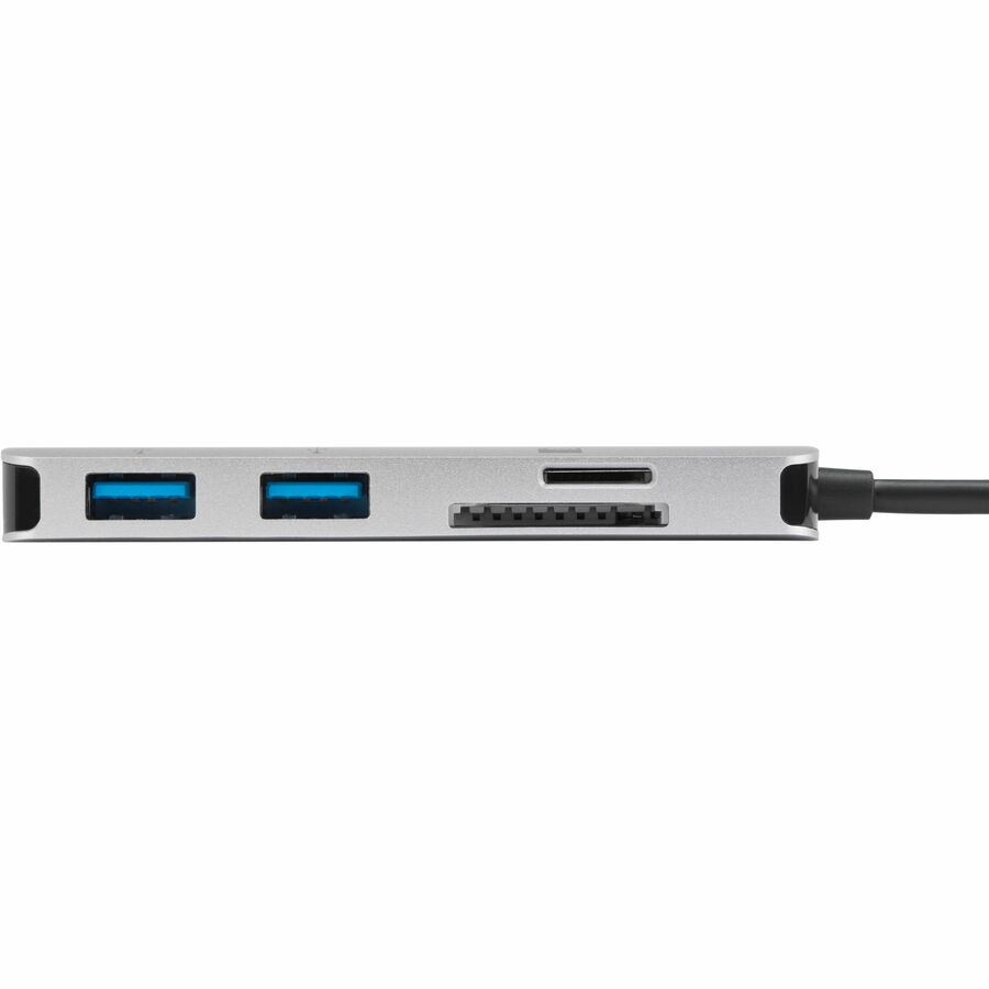 Targus USB-C Multi-Port Hub with Card Reader and 100W PD Pass-Thru