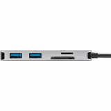 Targus USB-C Multi-Port Hub with Card Reader and 100W PD Pass-Thru