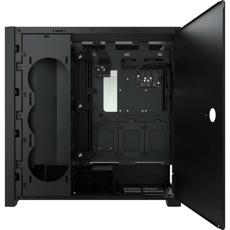 Corsair iCUE 5000X RGB Tempered Glass Mid-Tower ATX PC Smart Case - Black