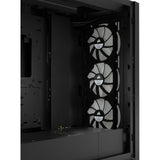 Corsair iCUE 5000X RGB Tempered Glass Mid-Tower ATX PC Smart Case - Black