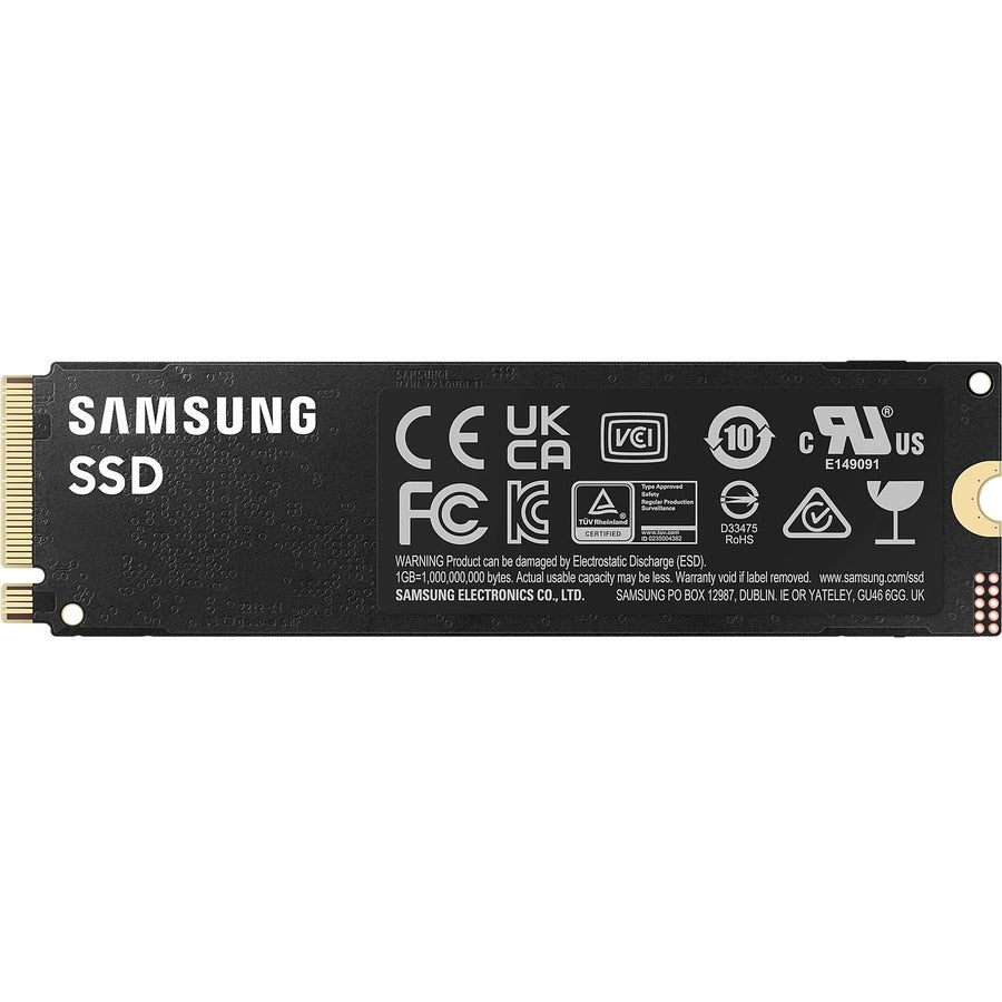 Samsung 990 PRO MZ-V9P2T0B/AM 2 TB Solid State Drive - M.2 2280 Internal - PCI Express NVMe (PCI Express NVMe 4.0 x4)