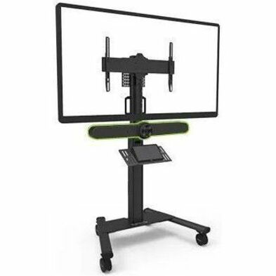 Kanto Rolling AV Cart Compatible with All-in-One Video Conferencing Systems