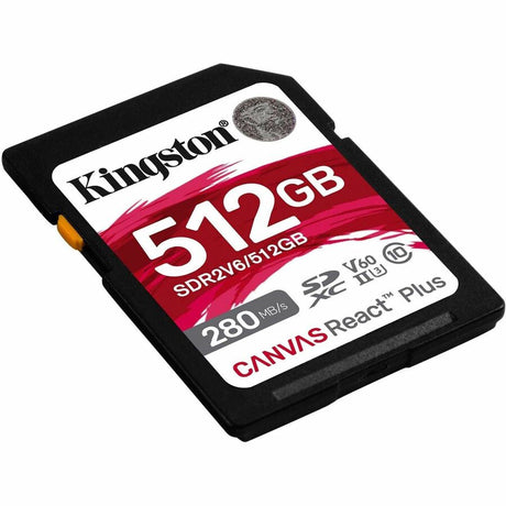 Kingston Canvas React Plus 512 GB Class 10/UHS-II (U3) V60 SDXC