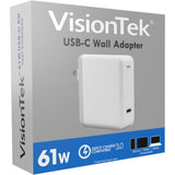 VisionTek USB-C 61W Quick Charge Plug