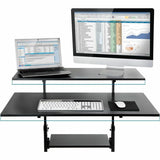 Mount-It! Height Adjustable Rolling Stand up Desk