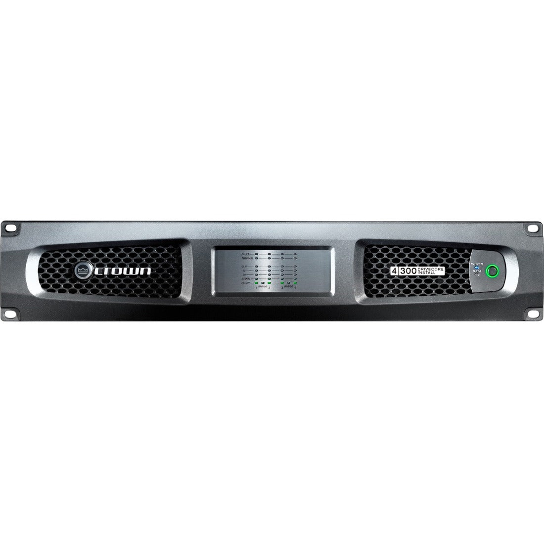 Crown DriveCore Install 4|300 Amplifier - 1200 W RMS - 4 Channel - Black