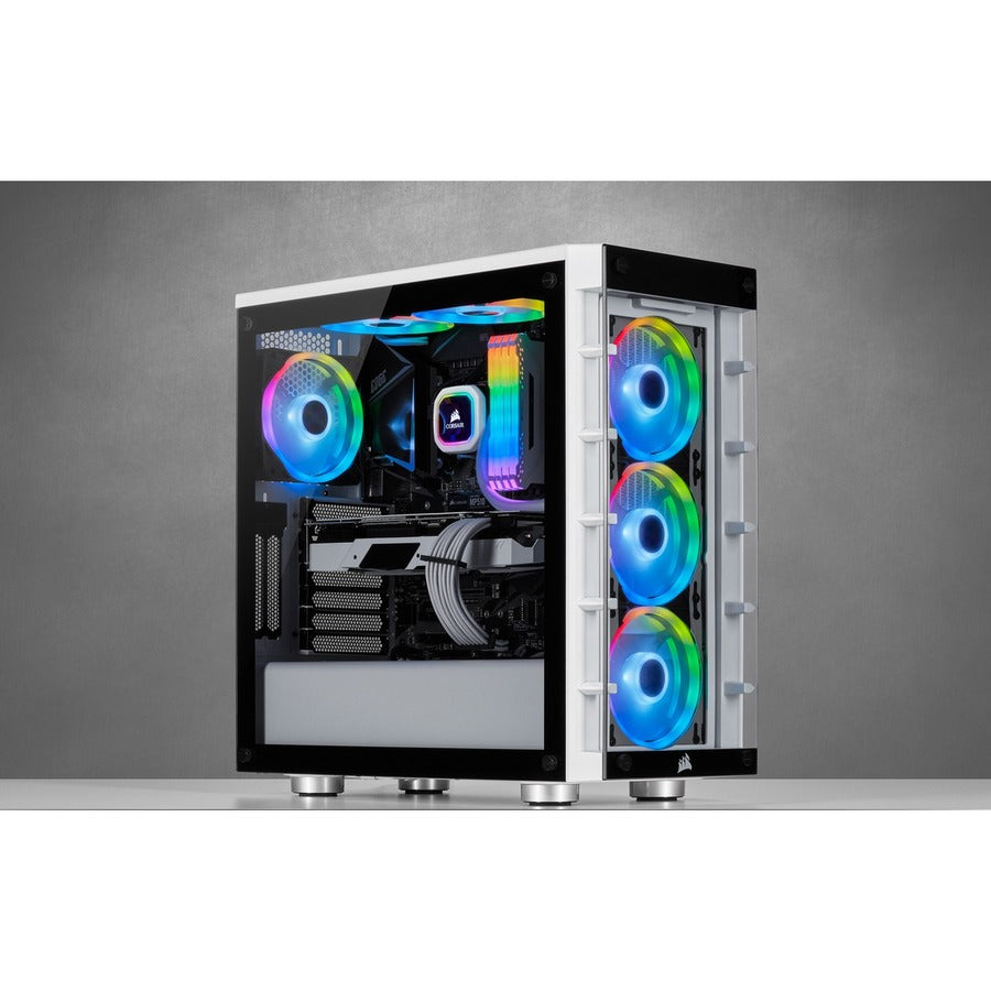 Corsair iCUE QL120 RGB 120mm PWM Triple Fan With Lighting Node CORE - 3 Pack