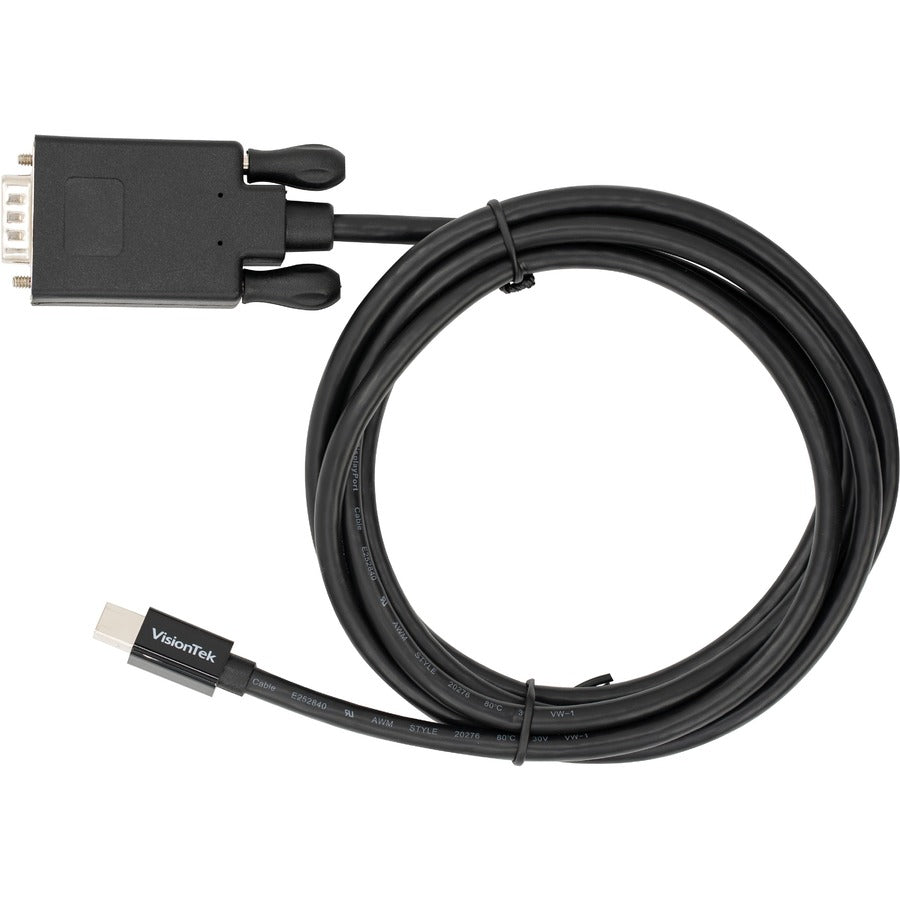 VisionTek Mini DisplayPort to VGA 2 Meter Cable (M/M)