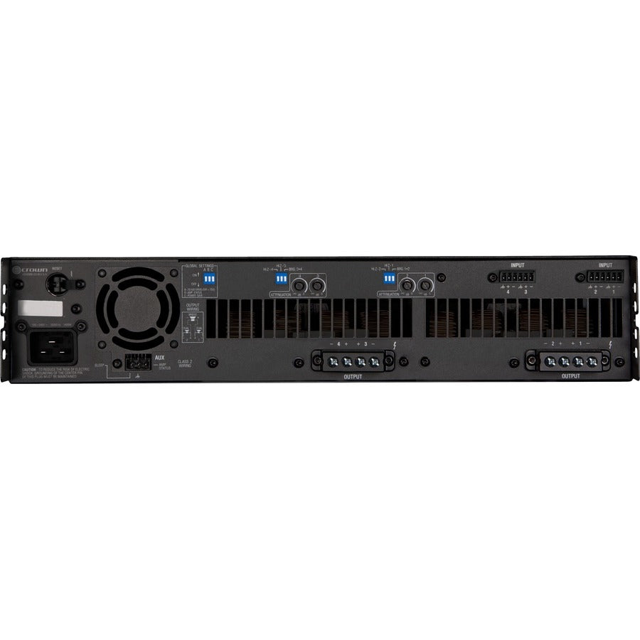 Crown DriveCore Install 4|1250 Amplifier - 10 kW RMS - 4 Channel - Black