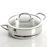 Gibson Devon 10 Piece Cookware Set, Stainless Steel