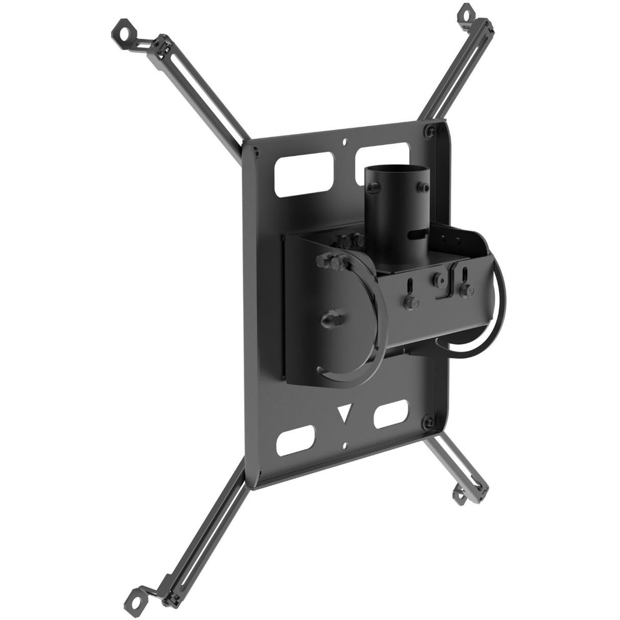 Peerless-AV PJR125-POR Ceiling Mount for Projector, Digital Signage Player - Black