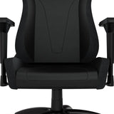 Corsair TC200 Gaming Chair - Plush Leatherette - Black/Black