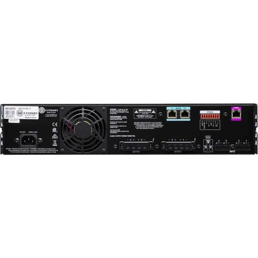 Crown CDi DriveCore 4|300BL Amplifier - 1200 W RMS - 4 Channel