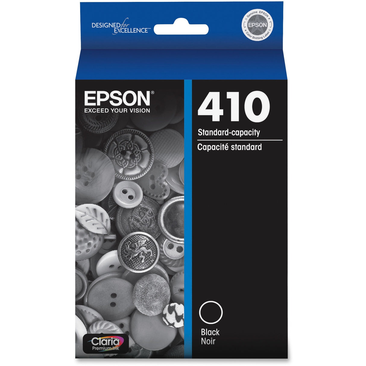 Epson Claria 410 Original Inkjet Ink Cartridge - Black - 1 Each