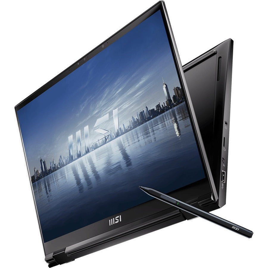 MSI Summit E14 Flip Evo Summit E14 Flip Evo A13MT-268US 14" Touchscreen Convertible 2 in 1 Notebook - QHD+ - 2880 x 1800 - Intel Core i7 13th Gen i7-1360P 2.20 GHz - Intel Evo Platform - 32 GB Total RAM - 1 TB SSD - Ink Black