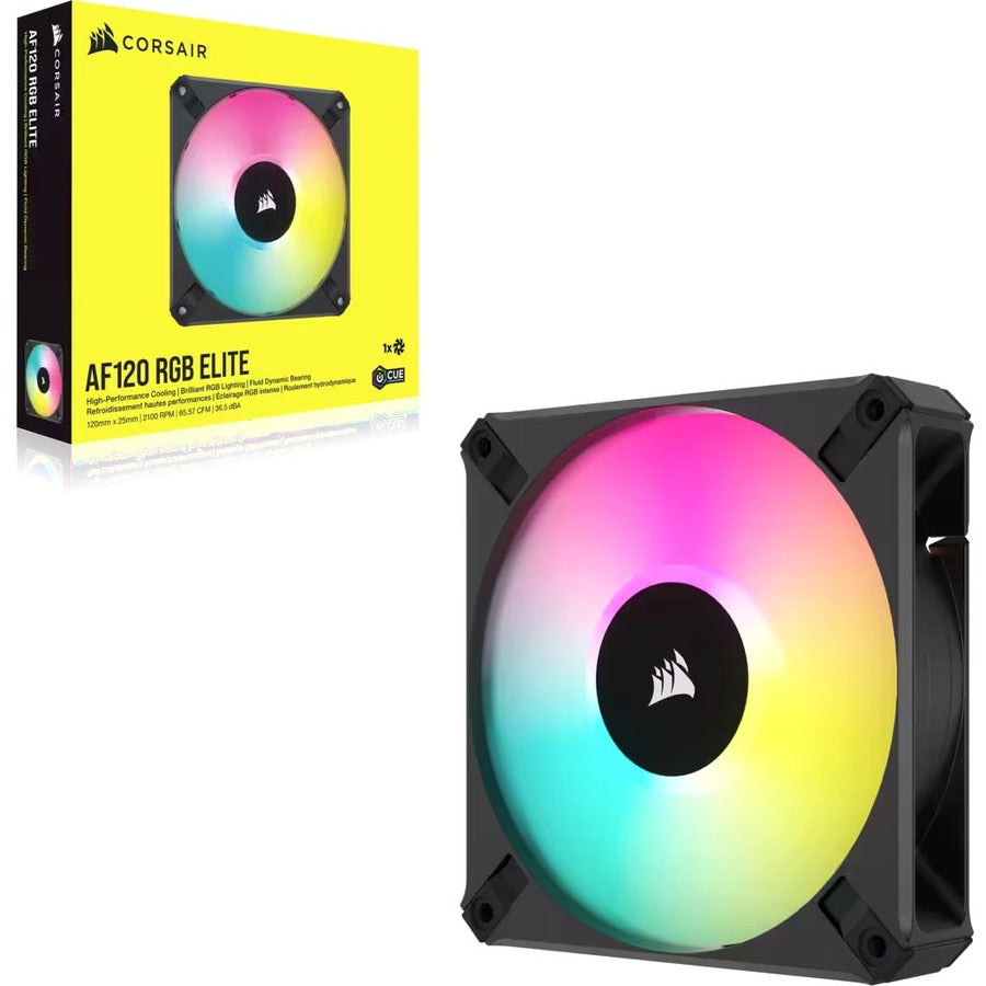 Corsair iCUE AF120 RGB ELITE 120mm PWM Fan - 1 Pack