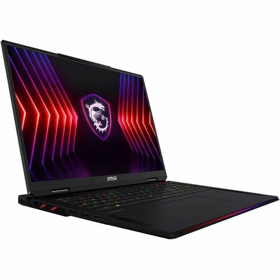 MSI Raider 18 HX A14V Raider 18 HX A14VHG-268US 18" Gaming Notebook - UHD+ - Intel Core i9 14th Gen i9-14900HX - 32 GB - 1 TB SSD - Core Black