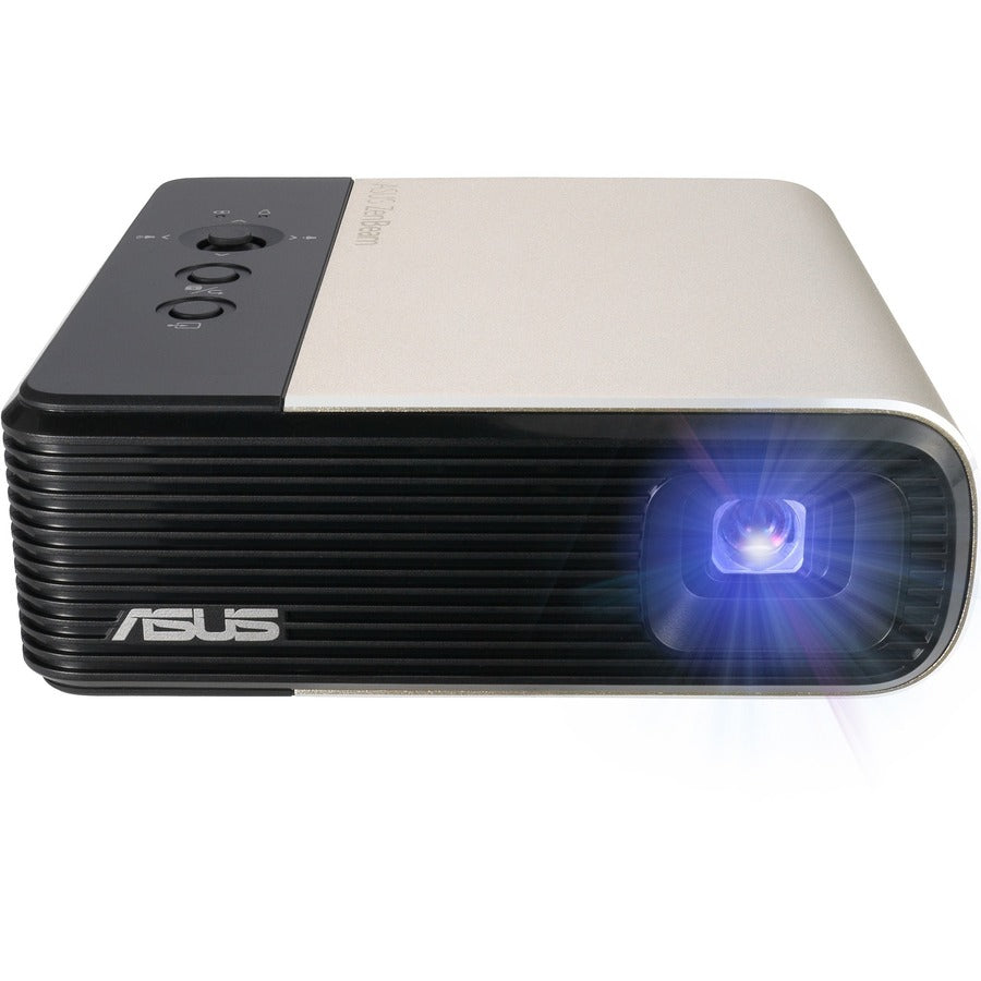 Asus ZenBeam E2 DLP Projector - 16:9 - Ceiling Mountable, Portable - Black, Gold