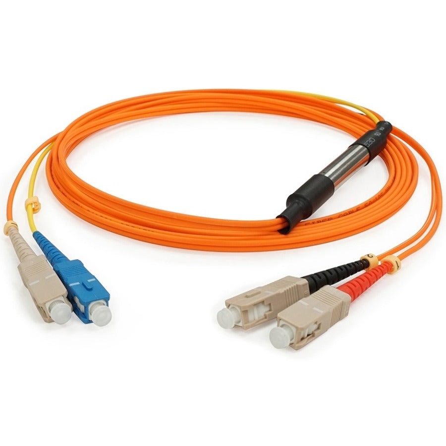 AddOn 2m SC (Male) to SC (Male) Orange OM2 & OS1 Duplex Fiber Mode Conditioning Cable