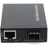 AddOn 10/100Base-TX(RJ-45) to Open SFP Port Mini Media Converter