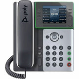 Poly Edge E320 IP Phone - Corded - Corded - NFC, Bluetooth - Desktop - TAA Compliant