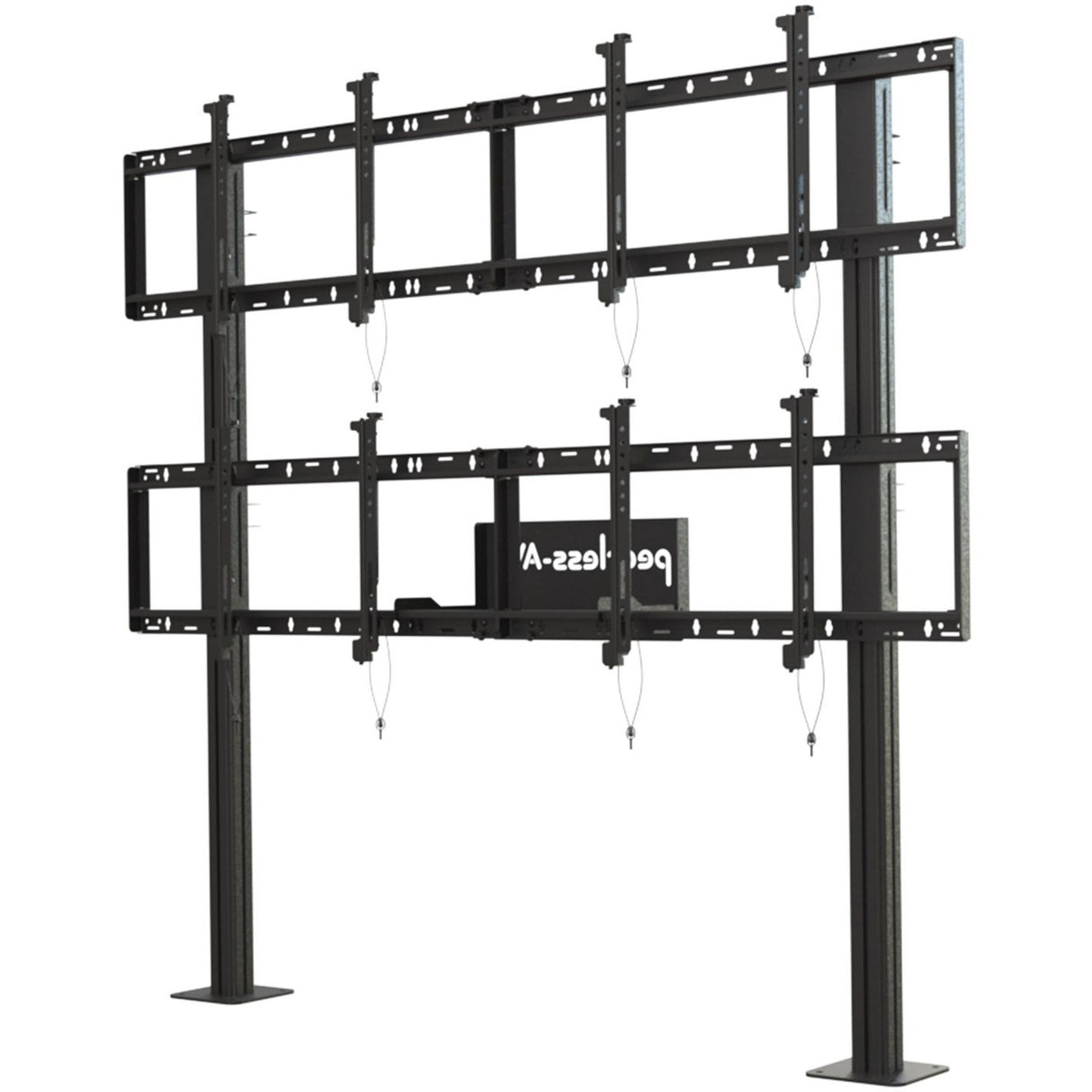 Peerless-AV Floor Mount for Flat Panel Display - Black